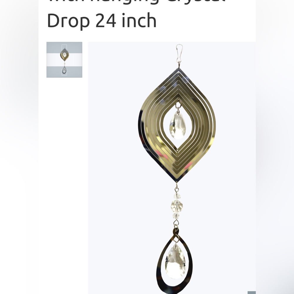 COPY - Marquise Silver Wind Spinner